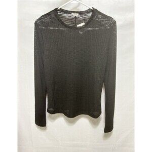 Intimately Free People Womens L‎ Sheer Black Sweater NWT